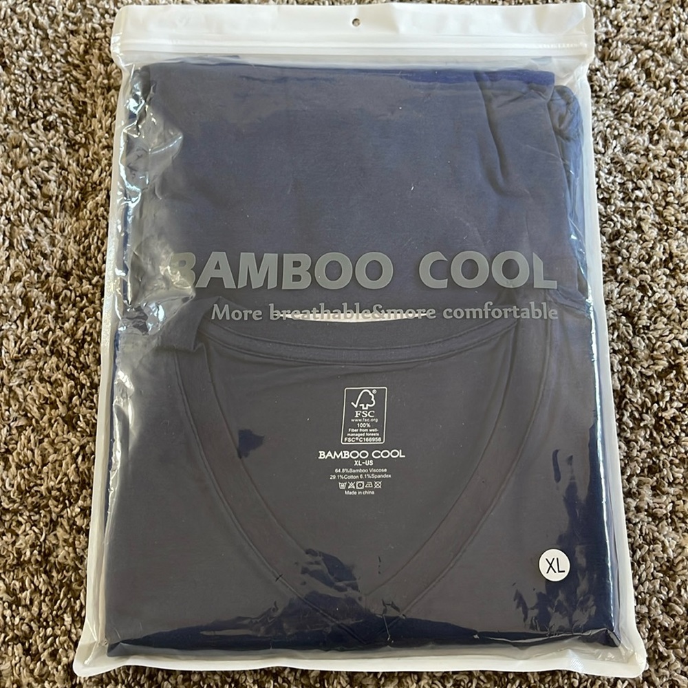 FSC Bamboo cool V neck XL